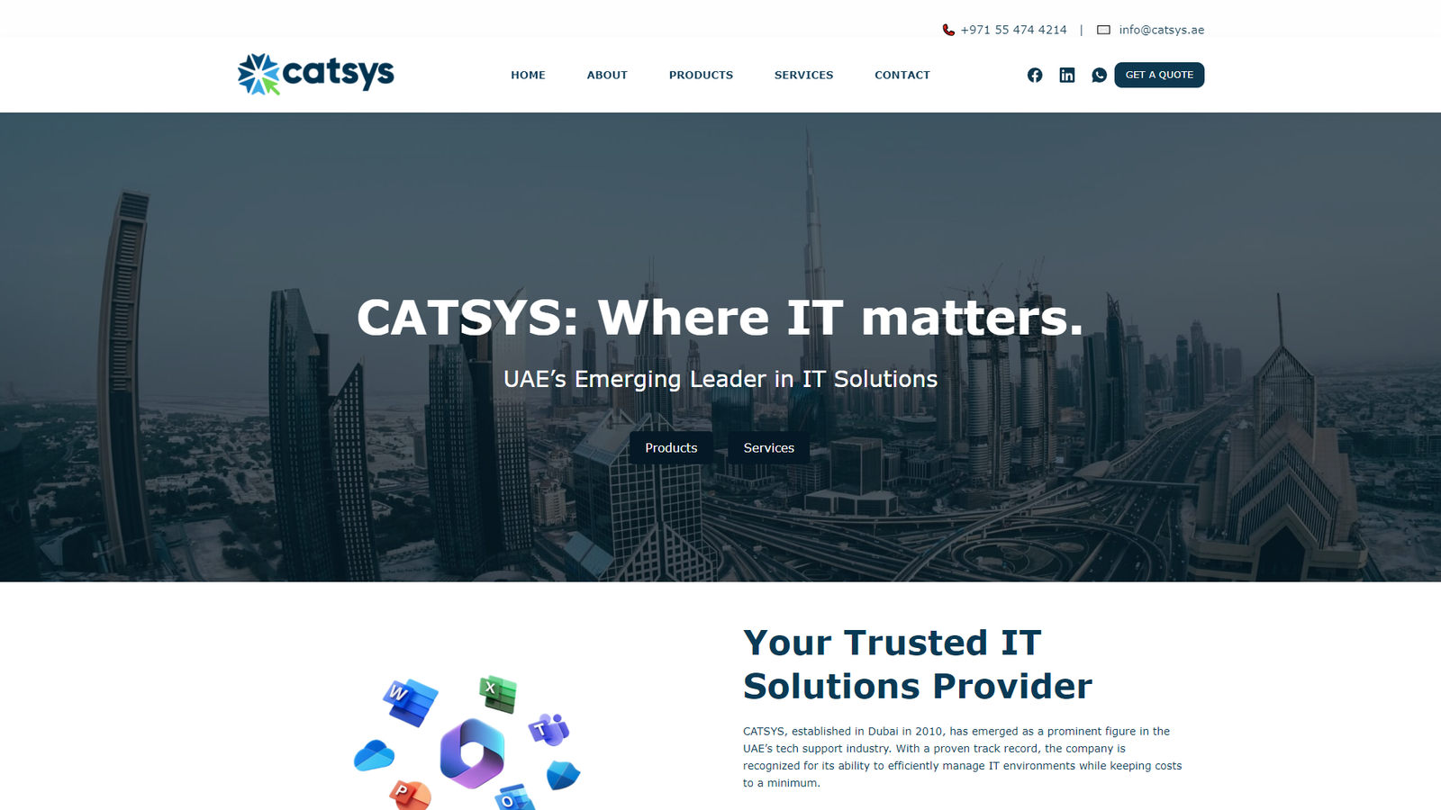 catsys-it-services-website-design