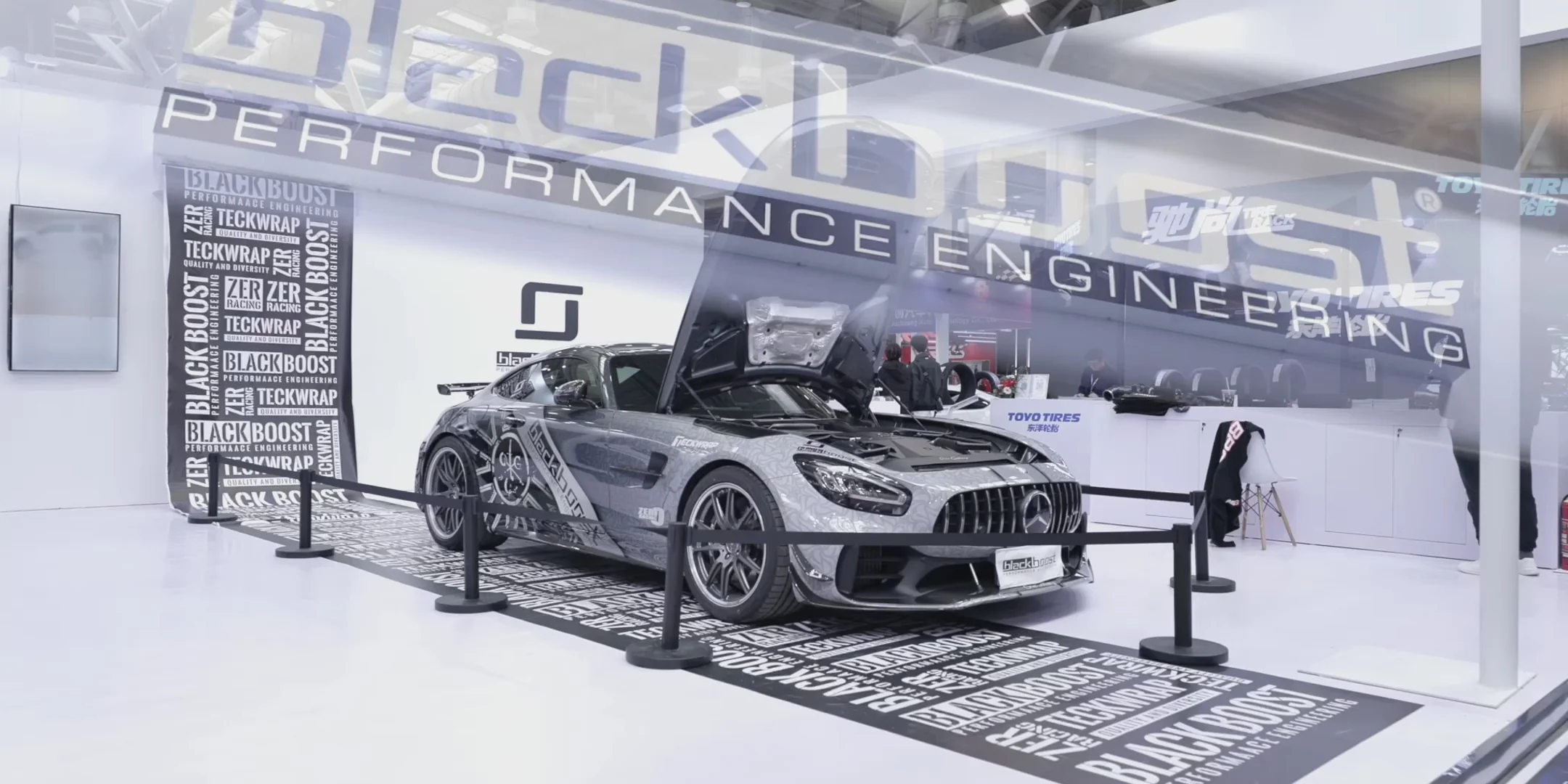 mercedes amg gt blackboost performance exhibition display