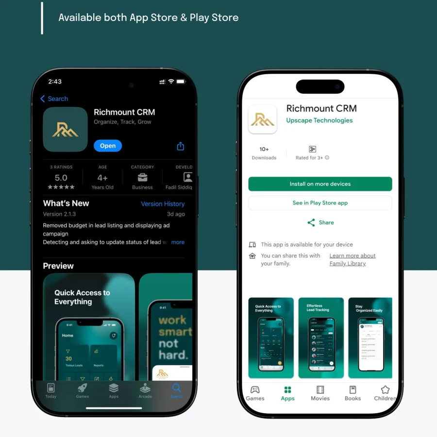 Richmount Mobile App